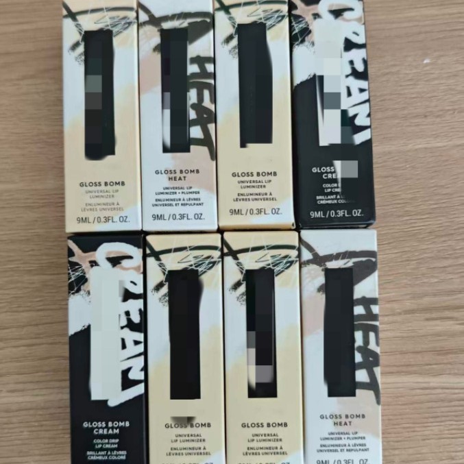 Fenty Beauty Lip Gloss Universal Lip Luminizer & Color Drip Lip Cream & Heat Gloss Naturally Brighte