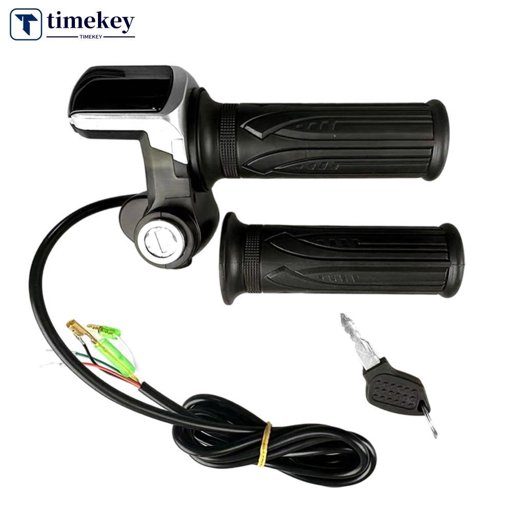 TIMEKEY คู่ 36/48V E-Bike คันเร่งจอแสดงผล LED สําหรับ 36V 48V E-Bike จักรยานสกู๊ตเตอร์ O5T9