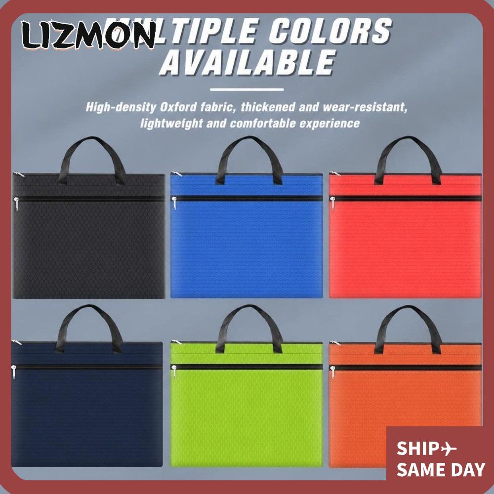 LIZMON Portfolio Tote Bag, Large Capacity Cloth A3 Document Bag, Portable with Handle A3 Art Carry B