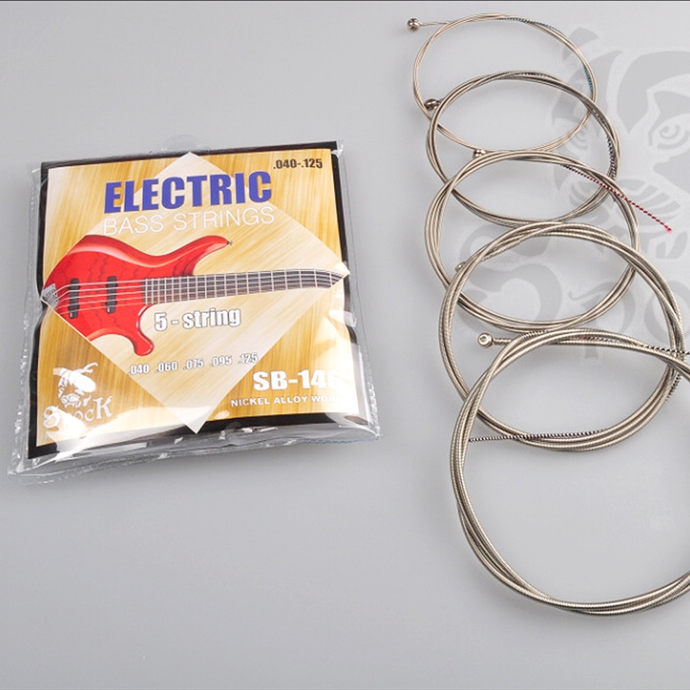 ฮ่องกง Spock ไฟฟ้าเบส Strings High Carbon Steel Core ชุด Strings นิกเกิลไขลาน Strings 4 Strings 5 St