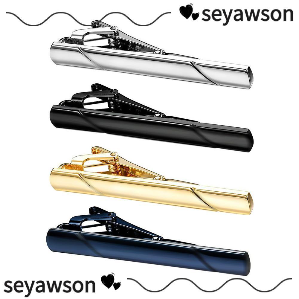 SEYAWSON Tie Clip Metal Classic Upscale Tie Pin