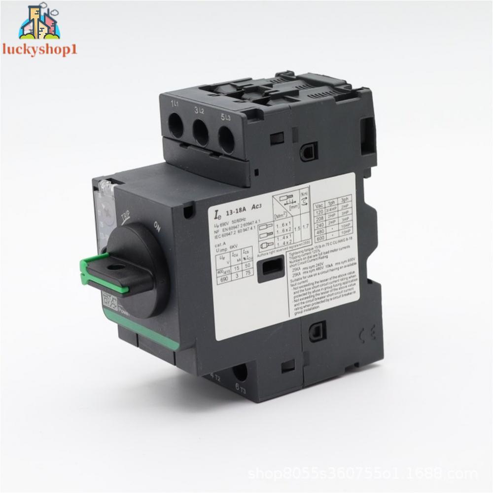 เบรกเกอร์มอเตอร์ GV2PE01C เทอร์โมแม่เหล็กประเภท 0.1A 0.16A 3P 380V 690V อัตรา