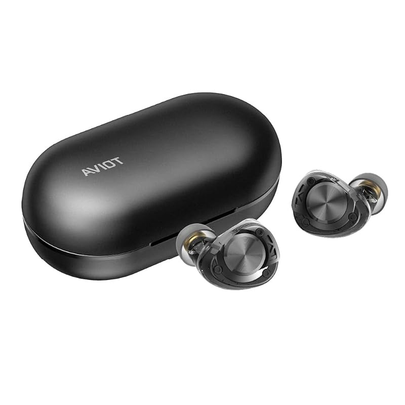 AVIOT TE-W2 Wireless Earbuds with Adaptive Hybrid Noise Cancelling and 3D Spatial Audio