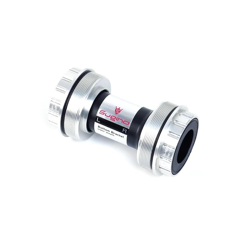Sugino Engineering Bicycle T47ex-IDS24 Steel BB Converter Silver