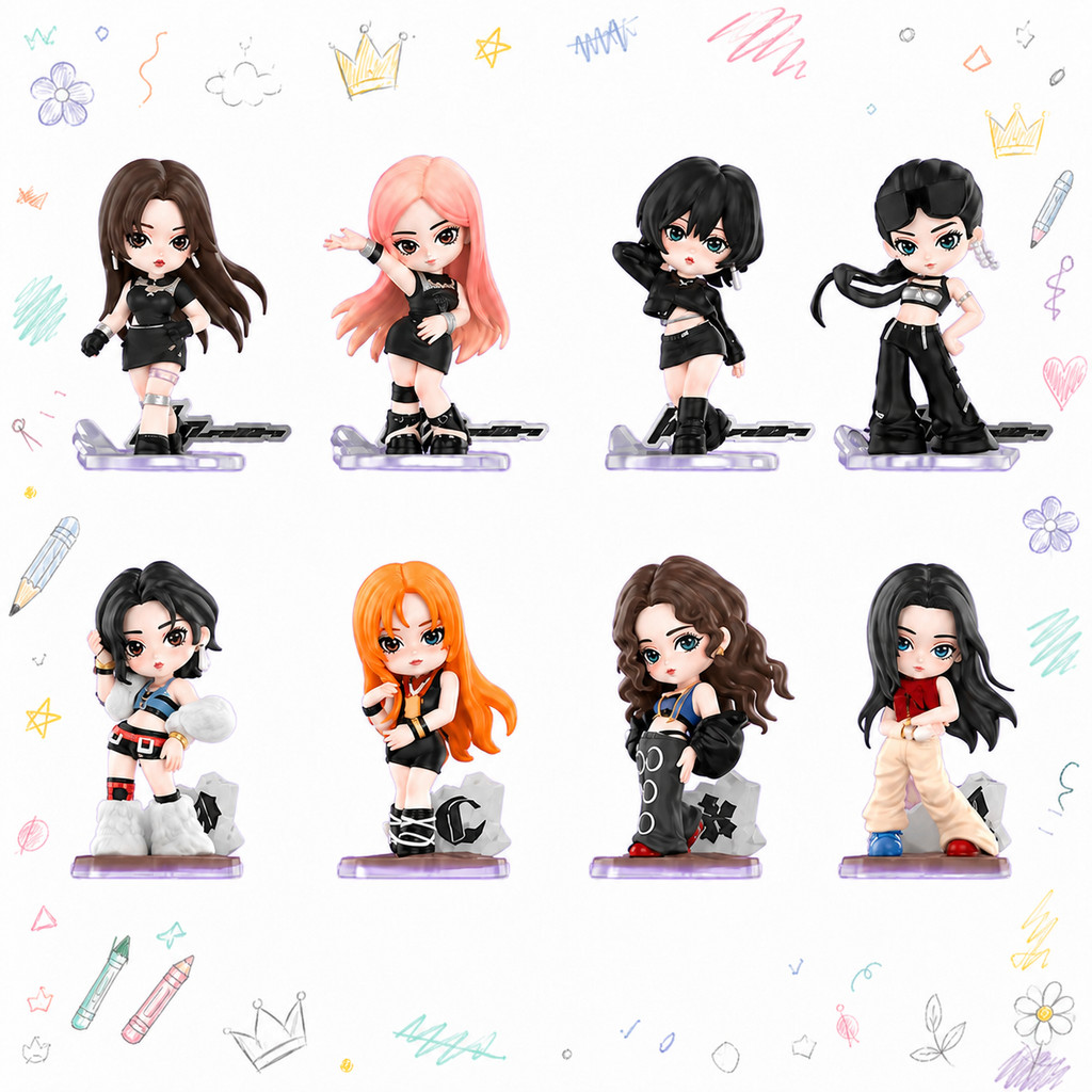 P POPMART aespa Collection Series รูป Mystery Box ของขวัญของแท้