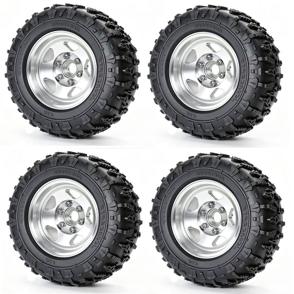 1.9 "ลบ Offset Beadlock ล้อขอบยางสําหรับ Traxxas TRX4 RC4WD D90 Axial SCX10 MJX H12Y H12Y + H12P RC 