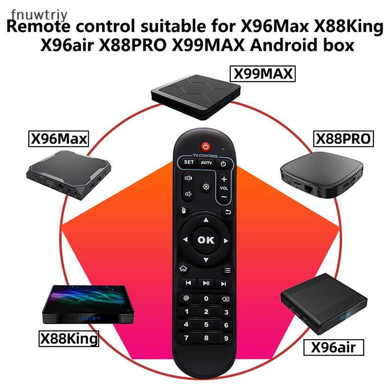 [fnuwtriy] X96 MAX รีโมทคอนโทรลสําหรับ X96MAX X96Air X88King X88PRO Aidroid ชุดกล่องด้านบนเครื่องเล่