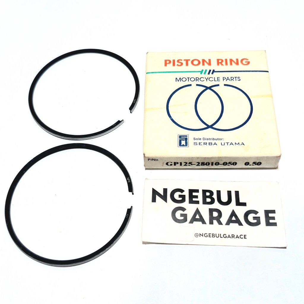 แหวนลูกสูบ GP125 GP 125 0S50 SUZUKI GP125 28010 050 SERBA