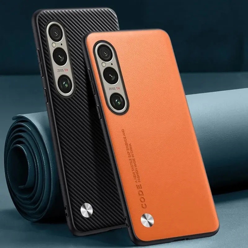 หรูหรา PU หนังสําหรับ Sony Xperia 1 VI 1vi ปกหลังซิลิโคนป้องกันเคสโทรศัพท์สําหรับ Sony Xperia 10 VI 