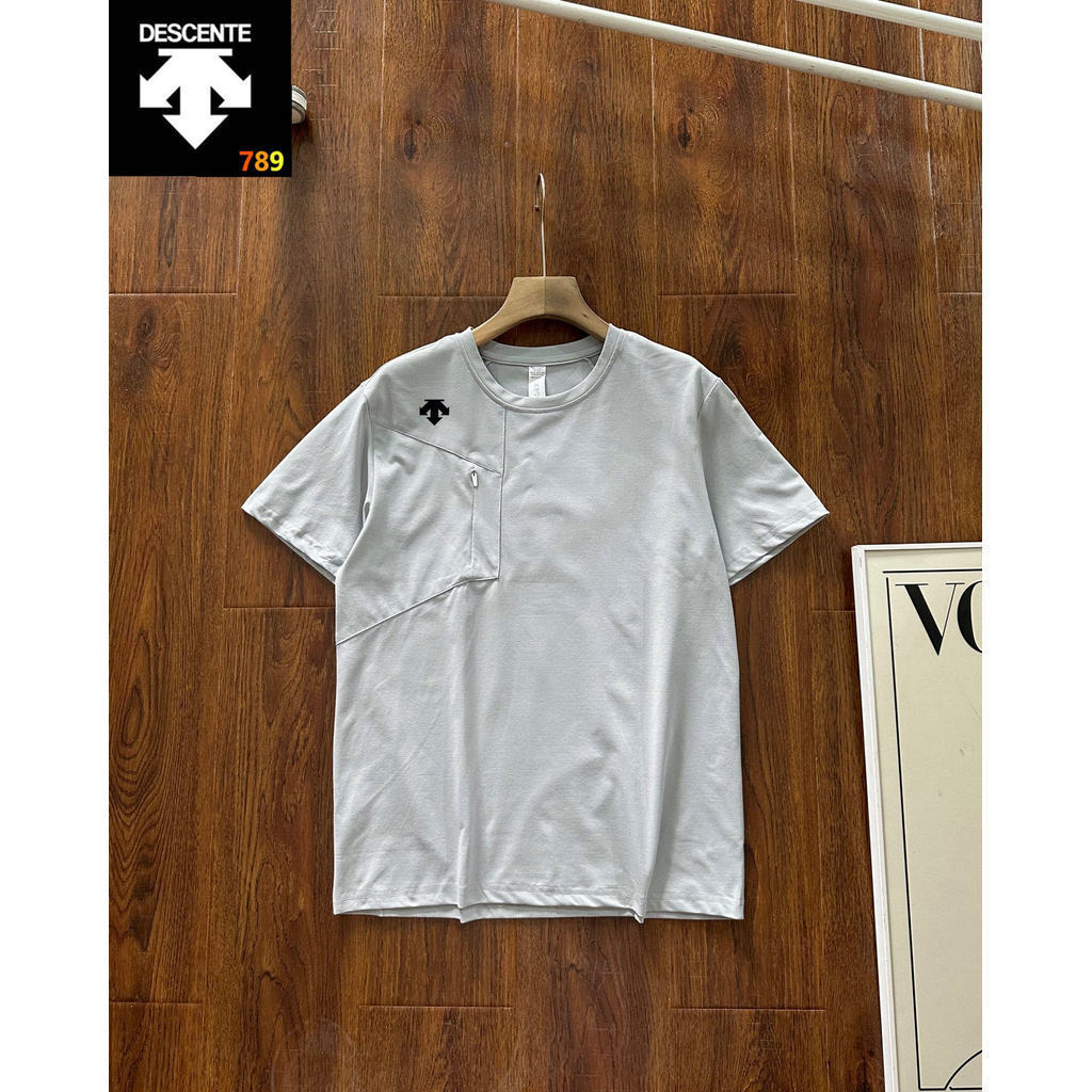 Prada/Prada 2026 คลาสสิกรอบคอแขนสั้นเสื้อยืดผู้ชายผู้หญิงสไตล์พิมพ์ตัวอักษร All-Match 2025 ฤดูใบไม้ร