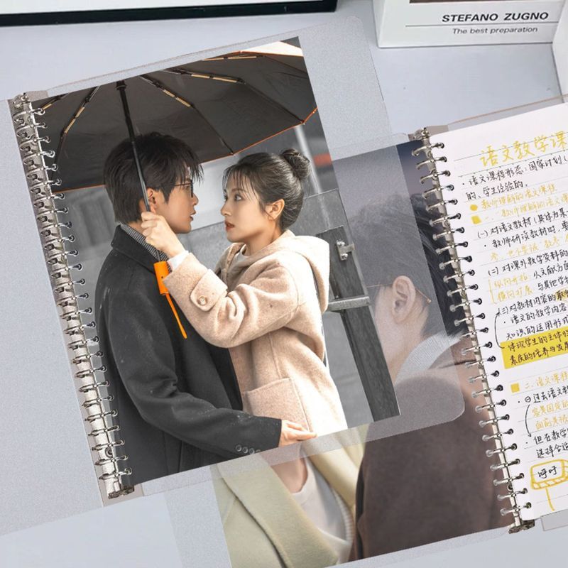 พร้อมสต็อก Tanjian Times TV Filter Lelandi Merchandise Diary A5 Handbook Notebook Steel Ring Loose-l