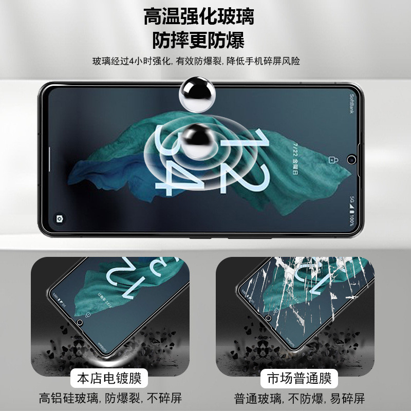 เหมาะสําหรับ AQUOS R7/AQUOS R8 Pro ฟิล์มป้องกันโทรศัพท์มือถือฟิล์มเลนส์