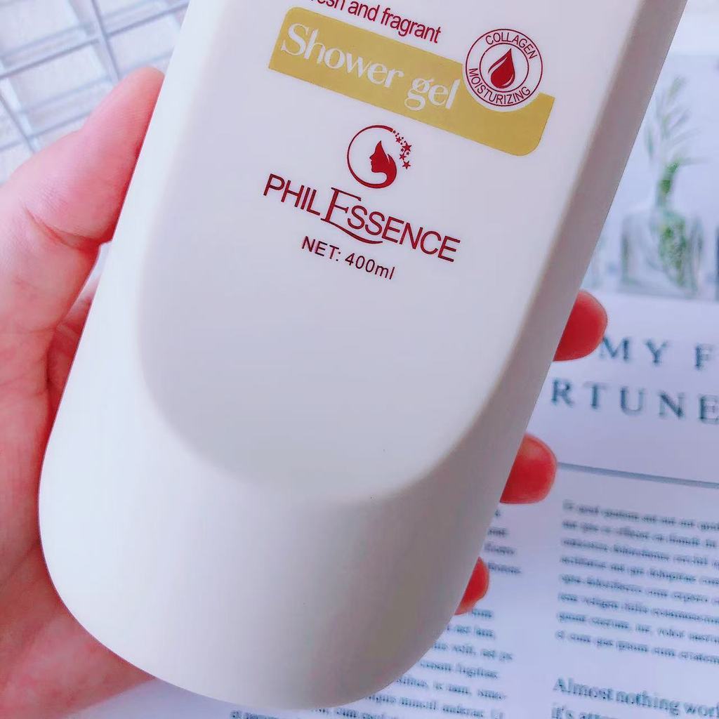 Philippines PHIL ESSENCE Collagen Fresh Aromatic Body Wash 400mL แชมพูครีมนวดผม 26.613 HF82426 @