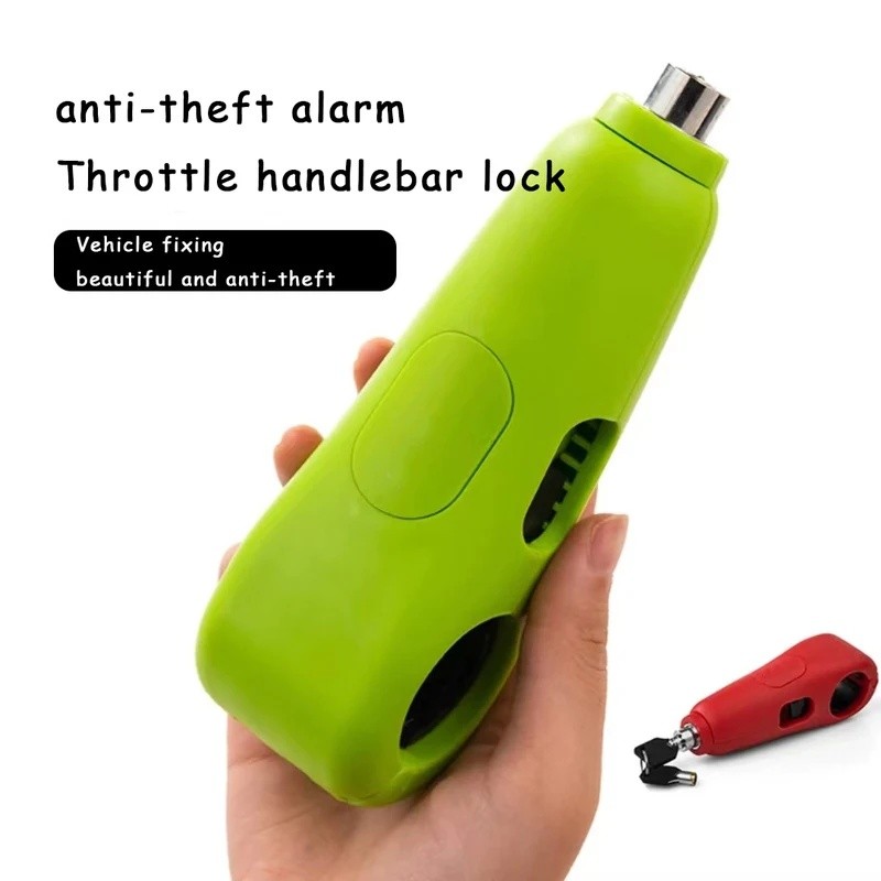 อลูมิเนียมอัลลอยด์รถจักรยานยนต์Handlebar Anti-Theft Lock – สําหรับE-Bikes, Dirt Bikes & Helmet/Horn 
