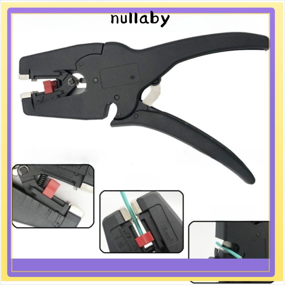 NULLABY คีมปอกสายไฟอัตโนมัติ, คีมลวด Mini 2 in 1, คุณภาพสูง Heavy Duty แบบพกพา 32-7AWG เครื่องมือซ่อ