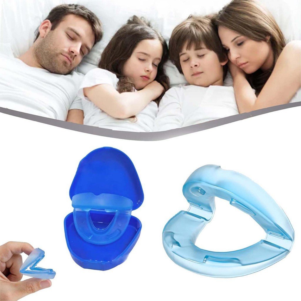 Honex Anti Snoring Mouthpiece Reusable Sleeping Mouthpiece Reduce Snoring Aid Snore Solution for Com