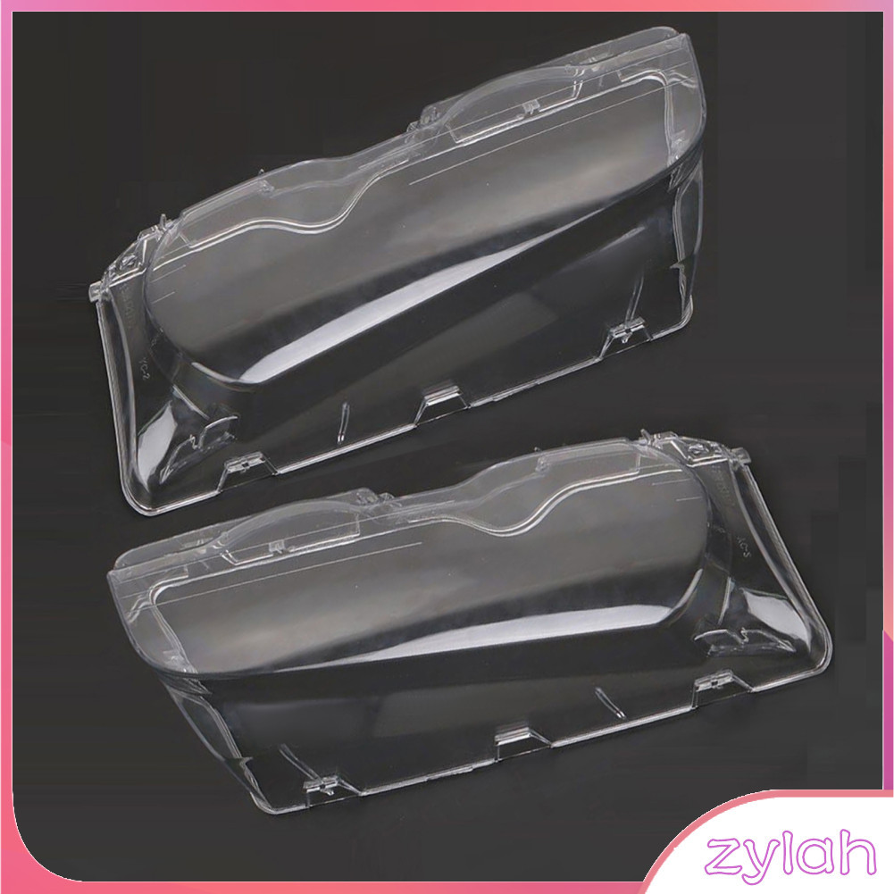 zylah-th ไฟหน้าคู่ฝาครอบเลนส์ไฟหน้าเลนส์เปลี่ยนด้านหน้าสำหรับ BMW E46 2DR M3 325Ci 01-06 Base Coupe 