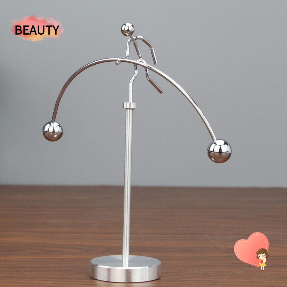 BEAUTY BALANCE Ball ของเล่น,ลูกตุ้ม Cradle สแตนเลส BALANCE เครื่องประดับ, แฟชั่น Weightlifter Kinetic Art ตกแต่งบ้าน Early Education เครื่องมือ Tumble เครื่องประดับของขวัญ