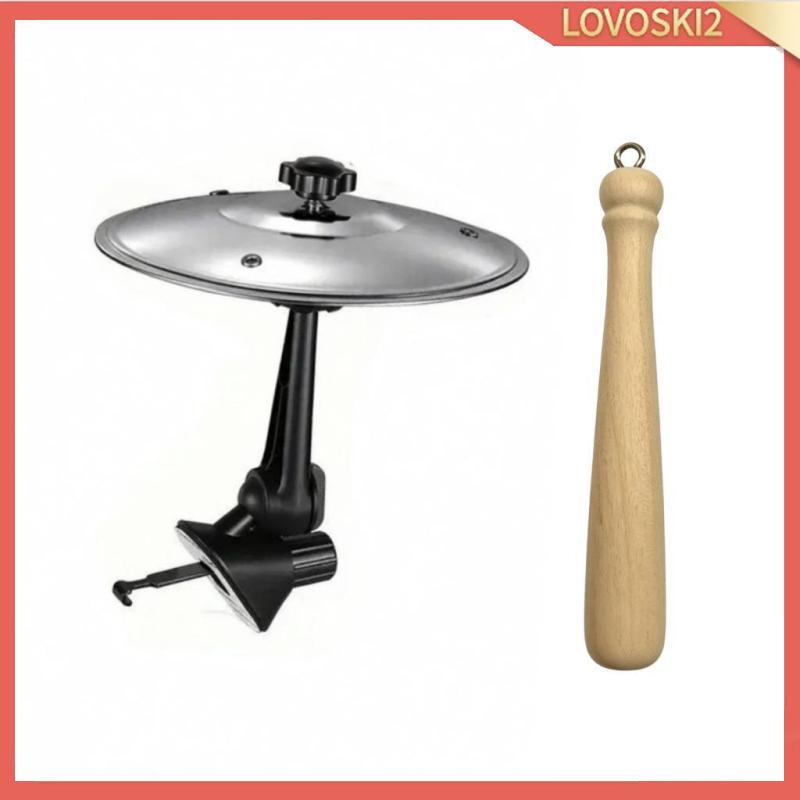 [Lovoski2] Mini Cymbals สําหรับ Auto Vehicle Vent Percussion Drum Plate Universal Car Air Vent Cymba