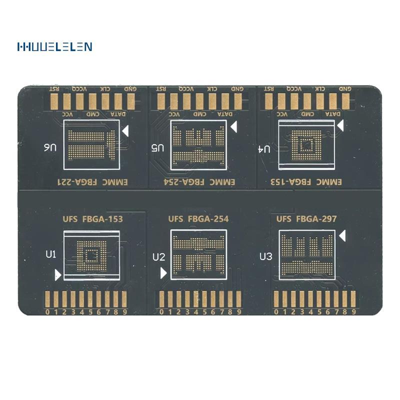 [Promote H]Flash 64 BGA ISP Board Flash 64 FBGA EMC/FBGA 153 254 221 UFS/FBGA 153 254 297 รองรับสําห