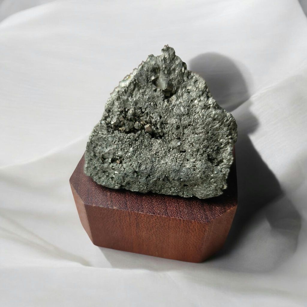 จอแสดงผลตัวอย่างดิบ Pyrite Stone