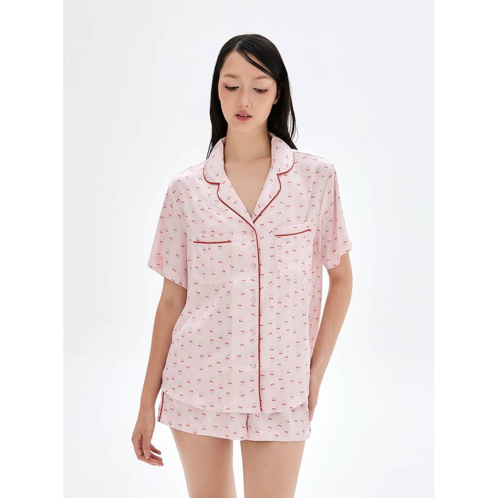 เซ็ตชุดนอน เสื้อแขนสั้น กางเกงขาสั้น รหัส SVG26011 — صورة 2