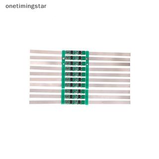 Onetimingstar 10 ชิ้น 2A BMS PCM แบตเตอรี่ป้องกันสําหรับ 3.7V 18650 Li-ion พร้อม Solder Over ฟังก์ชั่นป้องกันกระแส OMS