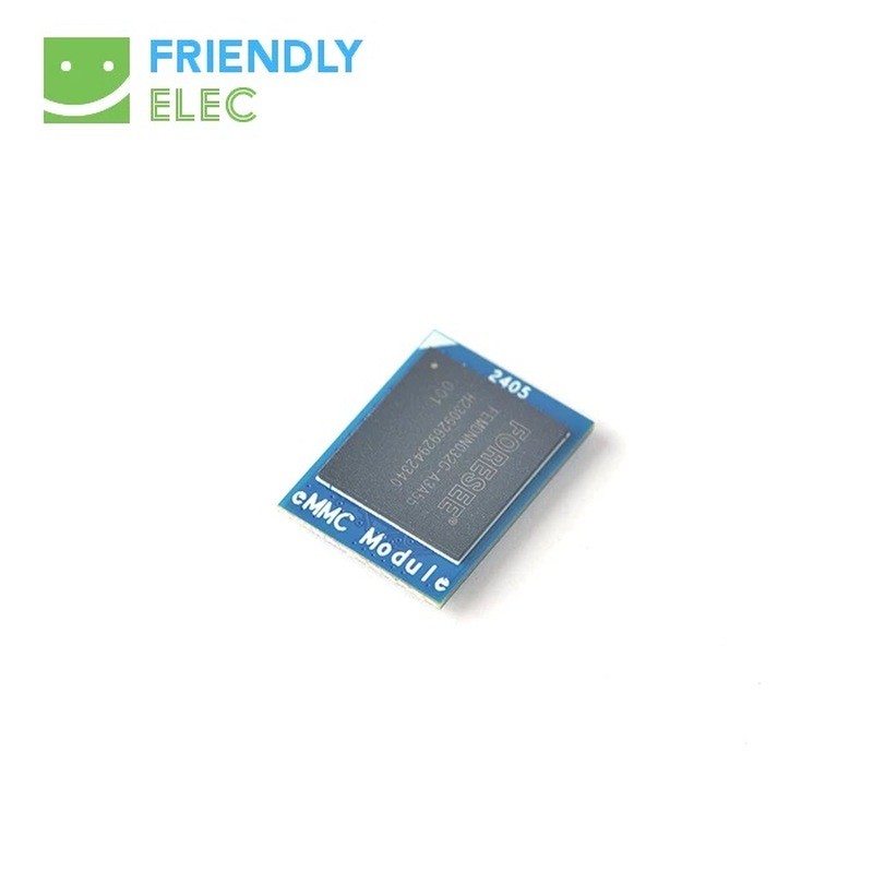โมดูล eMMC ขนาด 32GB/64GB เหมาะสำหรับ NanoPi M6, Zero2, NEO3PLUS และรองรับการใช้งานกับอุปกรณ์ต่างๆ