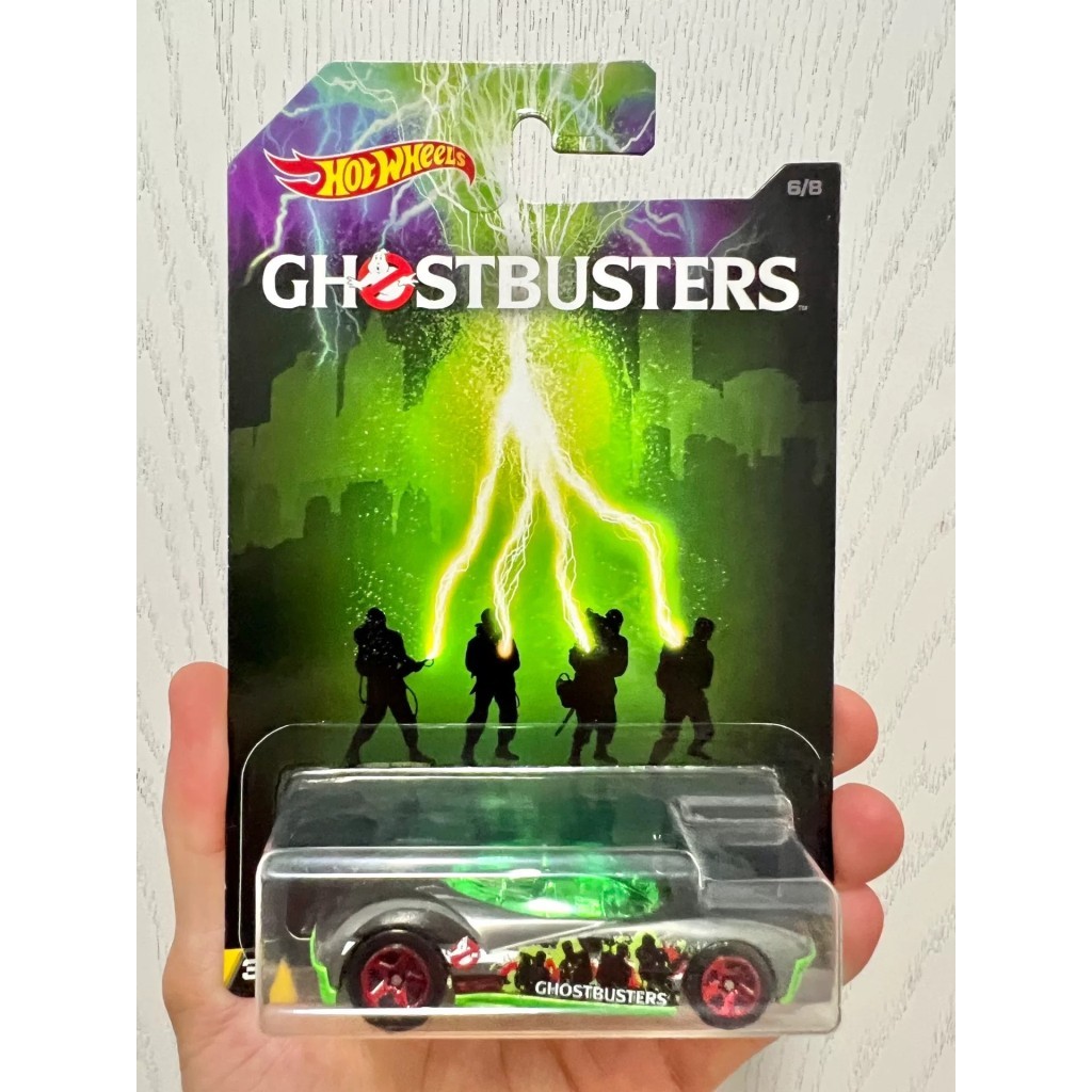 [สต๊อกพร้อม] Hot Wheels การ์ดเก่า Phastasm, Walmart Limited Color Green, Hot Wheels 2016 Ghostbuster