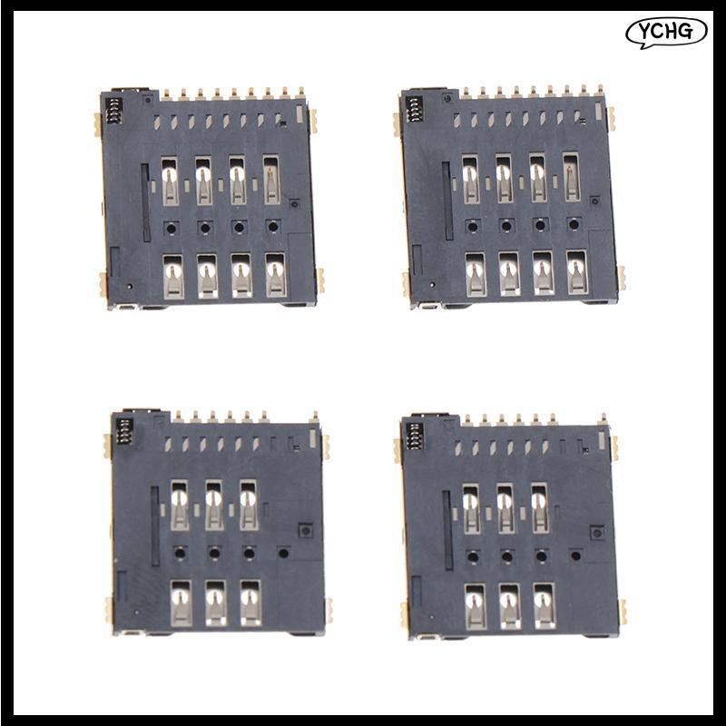 YCG 2 ชิ้น MUP-C792 Micro Sim Card Connector Patch Self-piercing 6 + 8 + 1P ซิมการ์ดสล็อต Soet ใหม่