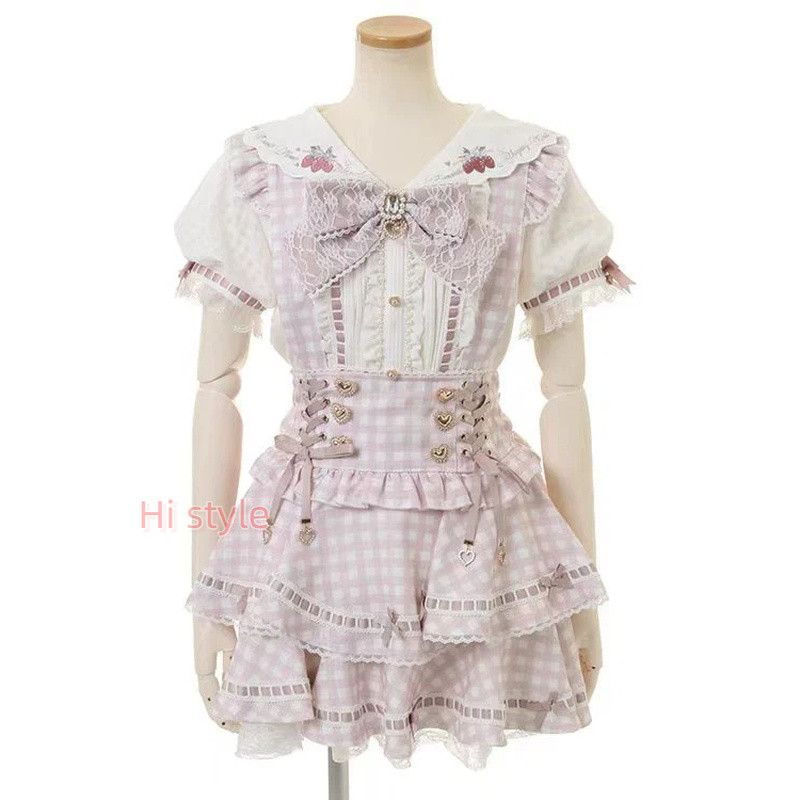 Jirai kei Lizlisa dupes ลูกไม้ Dearmylove กระโปรงแขวนสไตล์ญี่ปุ่น