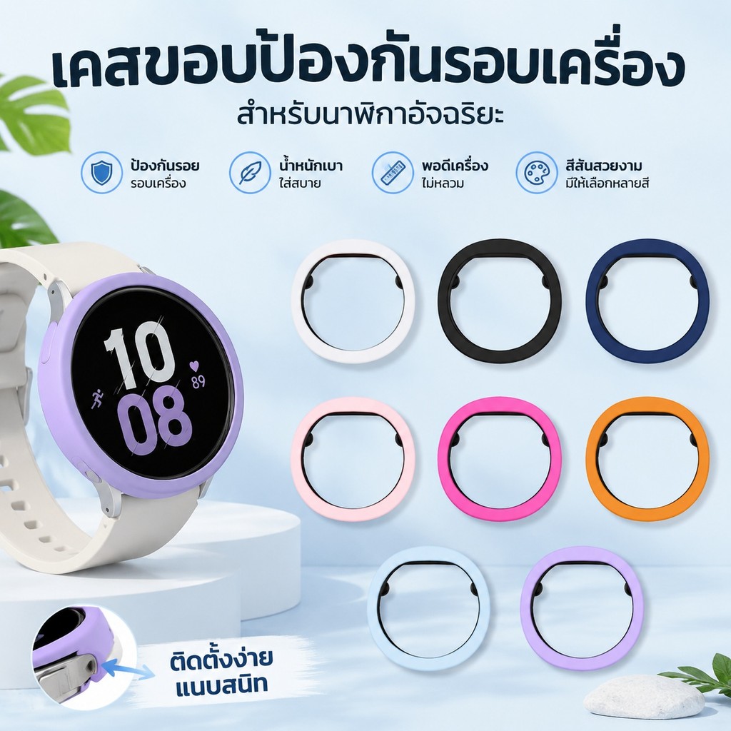 ฝาครอบซิลิโคนสําหรับ Ringconn Gen 2/2 air, Anti-Scratch กันกระแทก ElasticRing Protector ใช้งานร่วมกั