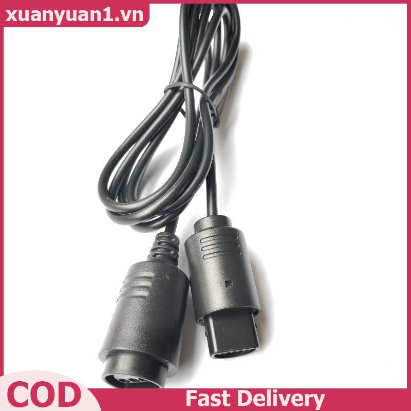 XUAN N64 Controller Data Extension Cable 1.8m Tear-resistant Data Transfer Cord สําหรับ N64 Gaming C
