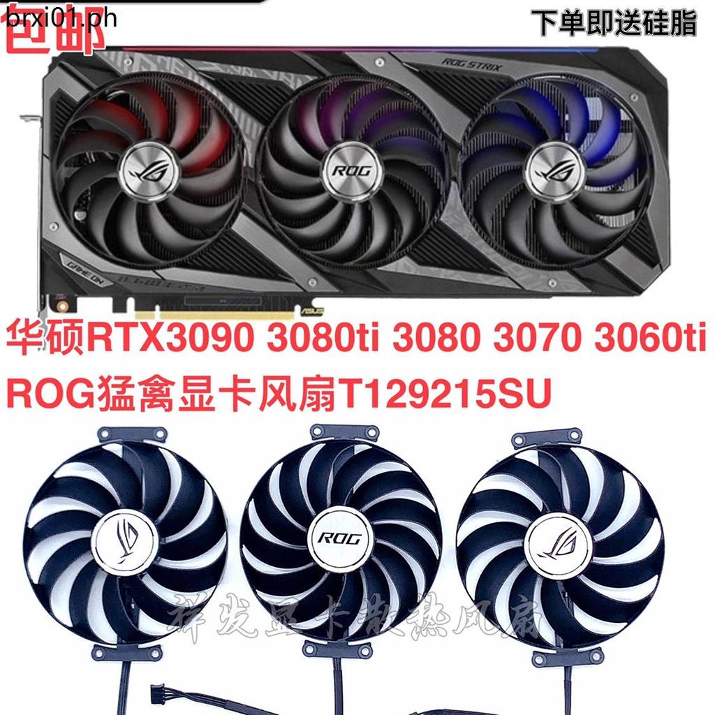 Asus ROG STRIX 3060Ti 3070 3080 3090 6700xt 6800 Raptor พัดลมการ์ดกราฟิก