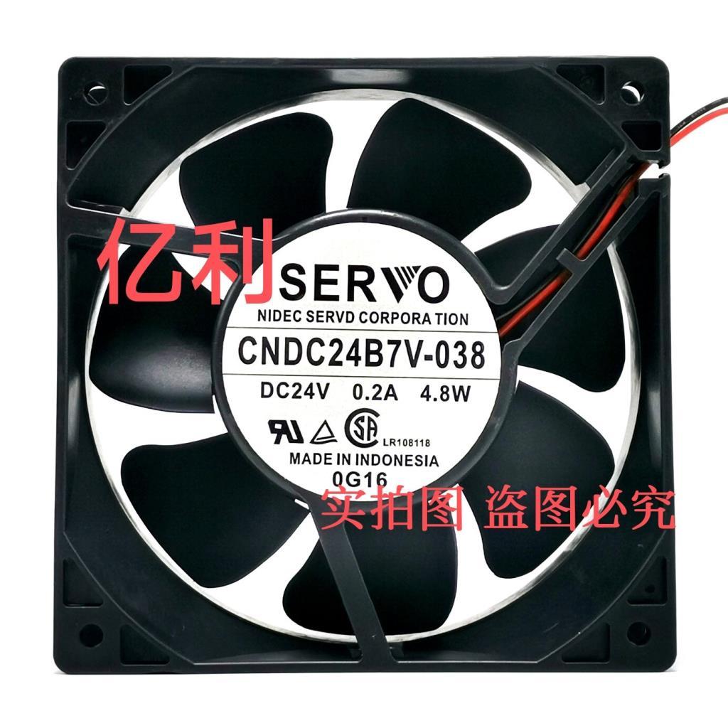 SERVO SERVO CN24B7V-038 24V 0.2A 4.8W พัดลมระบายความร้อนอินเวอร์เตอร์