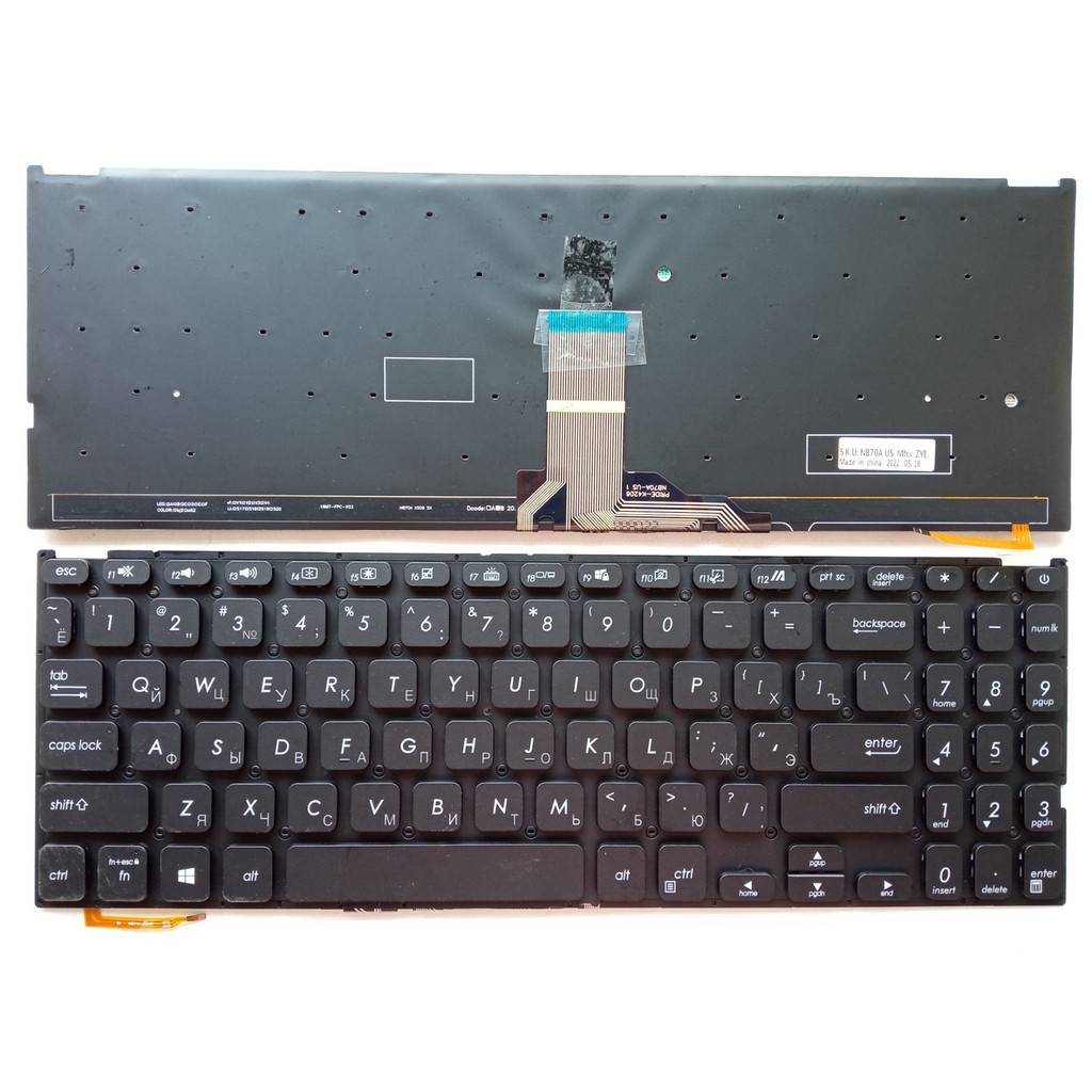RU เหมาะสําหรับ ASUS X509 X509FA X509FJ X509U X509UA X509DA คีย์บอร์ด