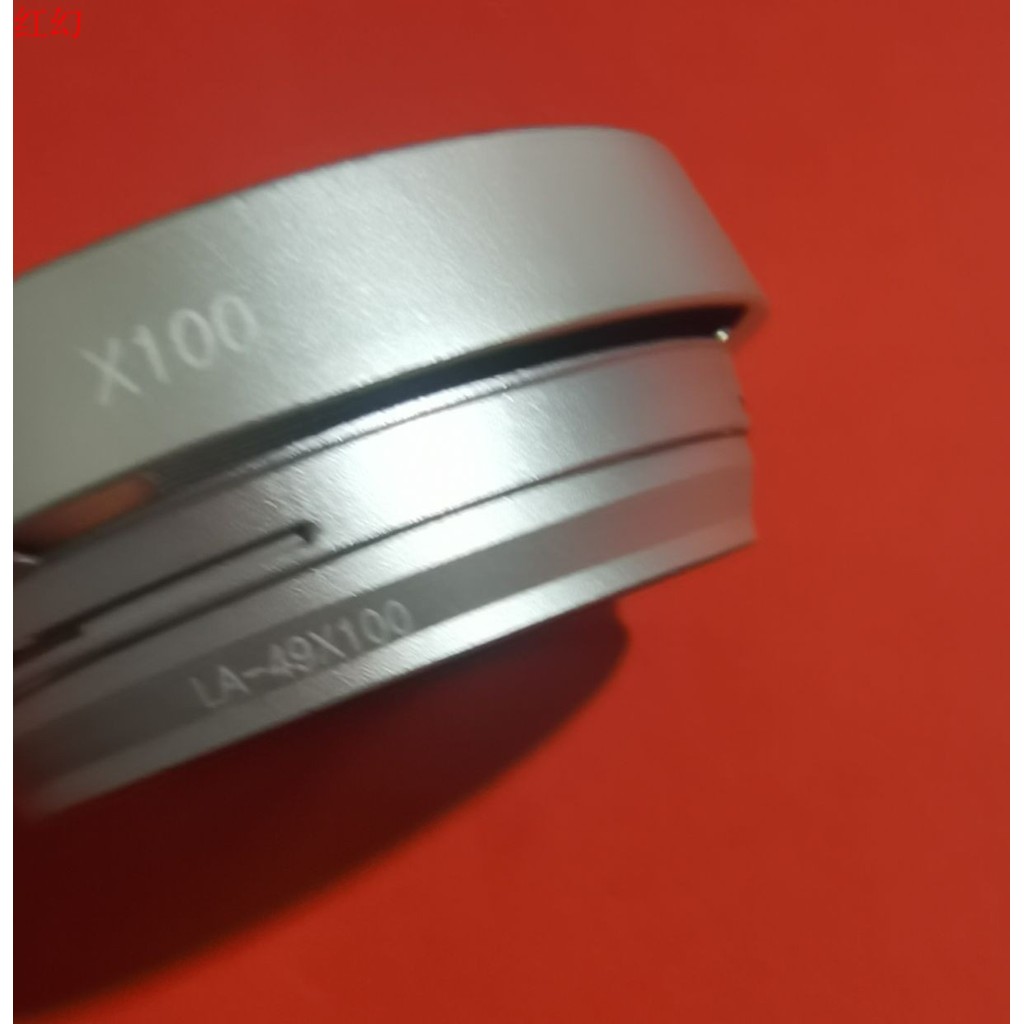 X100V X10 Hood Adapter Ring + Hood X100VI แหวนอะแดปเตอร์ 49 แหวนป้องกันรังสียูวี
