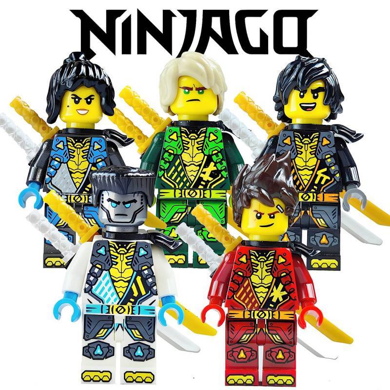 Phantom Ninja Movie 19 Seasons การพิมพ์สองด้านบล็อกตัวต่อนินจา Minifigure