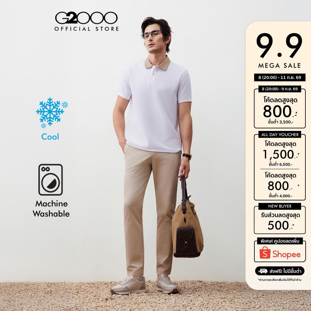 G2000 เสื้อยืดสำหรับผู้ชาย Regular Fit รุ่น 5114031199 BLACK