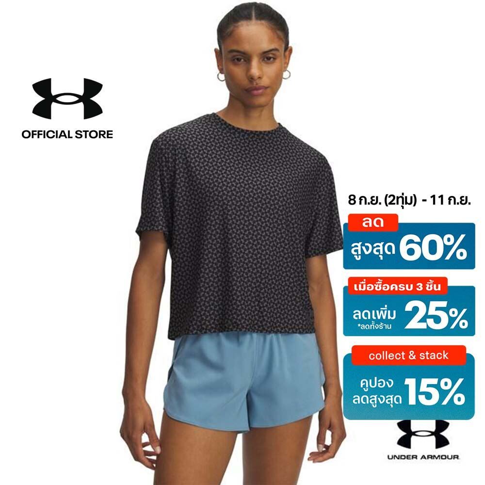 Under Armour เสื้อแขนสั้นสำหรับผู้หญิง UA RUSH™ Energy Printed