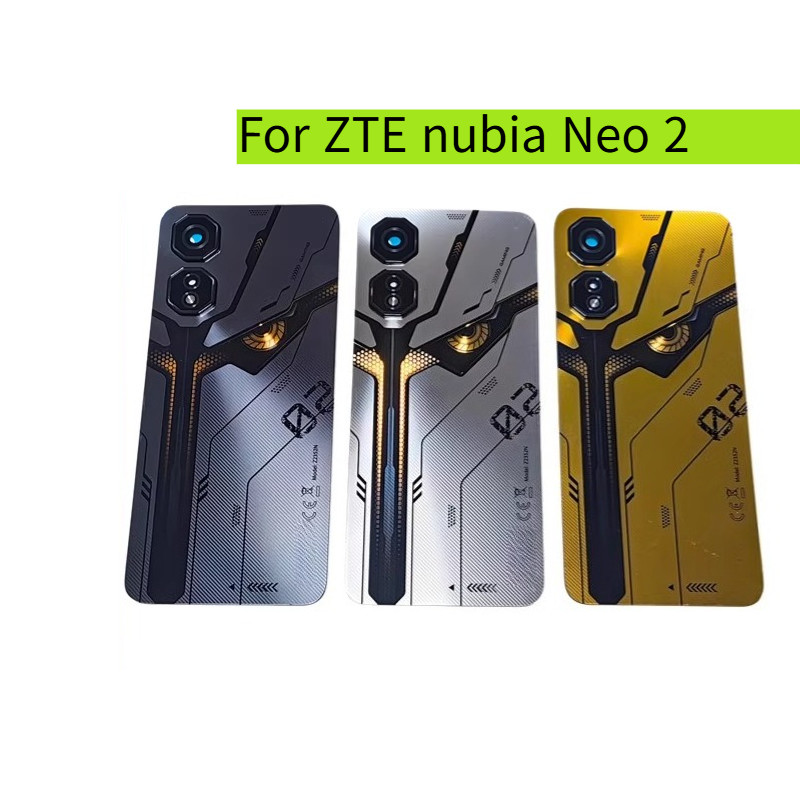 สําหรับ ZTE nubia Neo2 5G Z2352N แบตเตอรี่ด้านหลังประตูด้านหลังฝาครอบเลนส์กล้องเปลี่ยน