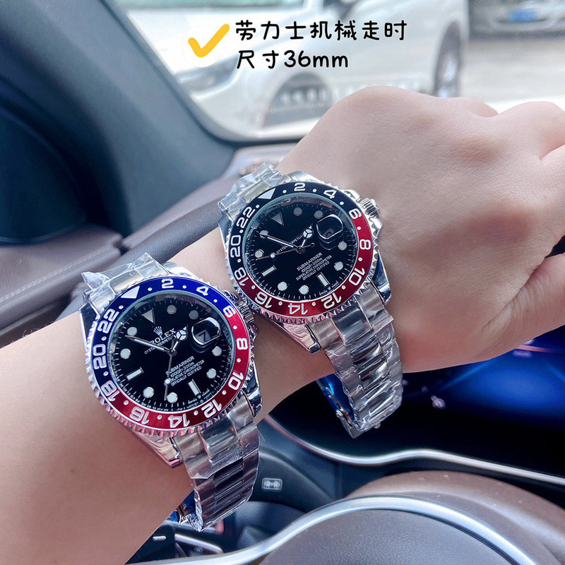 Ready Straw Laborator Green Nige GMT Quartz Watch Machinery Go Quartz Watch2963