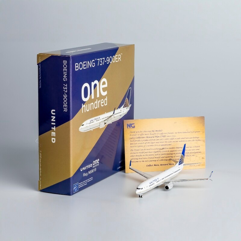NG 1/400 โลหะผสมรุ่น B737-900ER/w United Airlines N66837/N66848