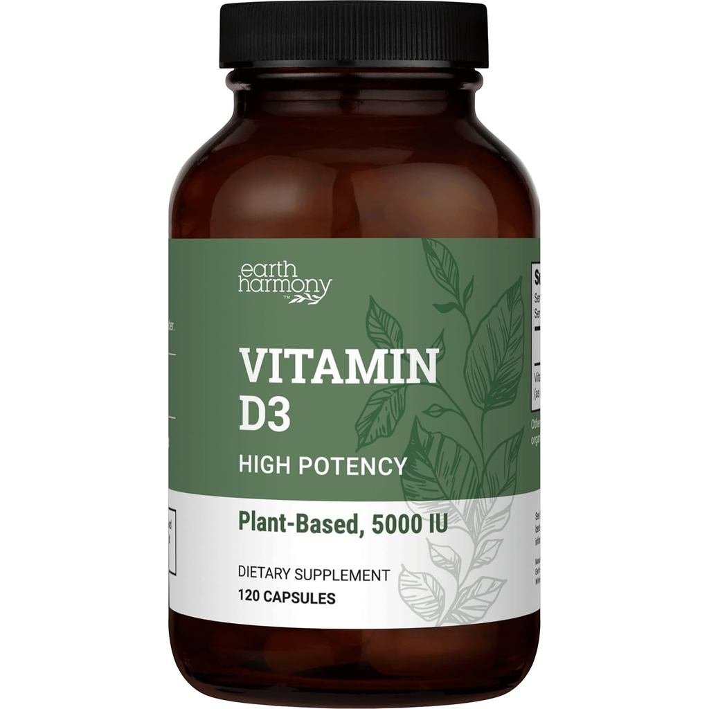 D3 5000 iu s สําหรับ Immune Health & Bs | Earth Harmony D3 D 5000