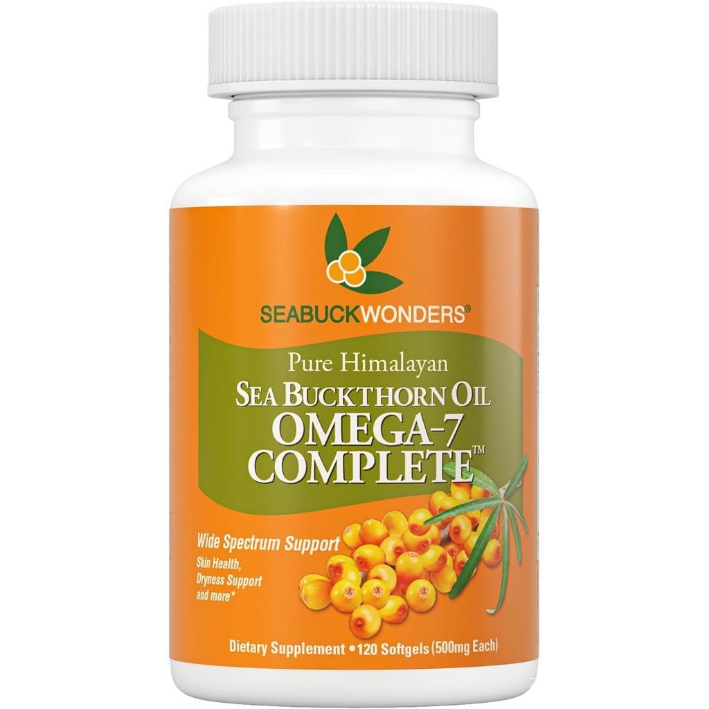 Seabuckthorn Oil Mix Omega7 Complete Maximum Effect 120 แคปซูลนิ่ม
