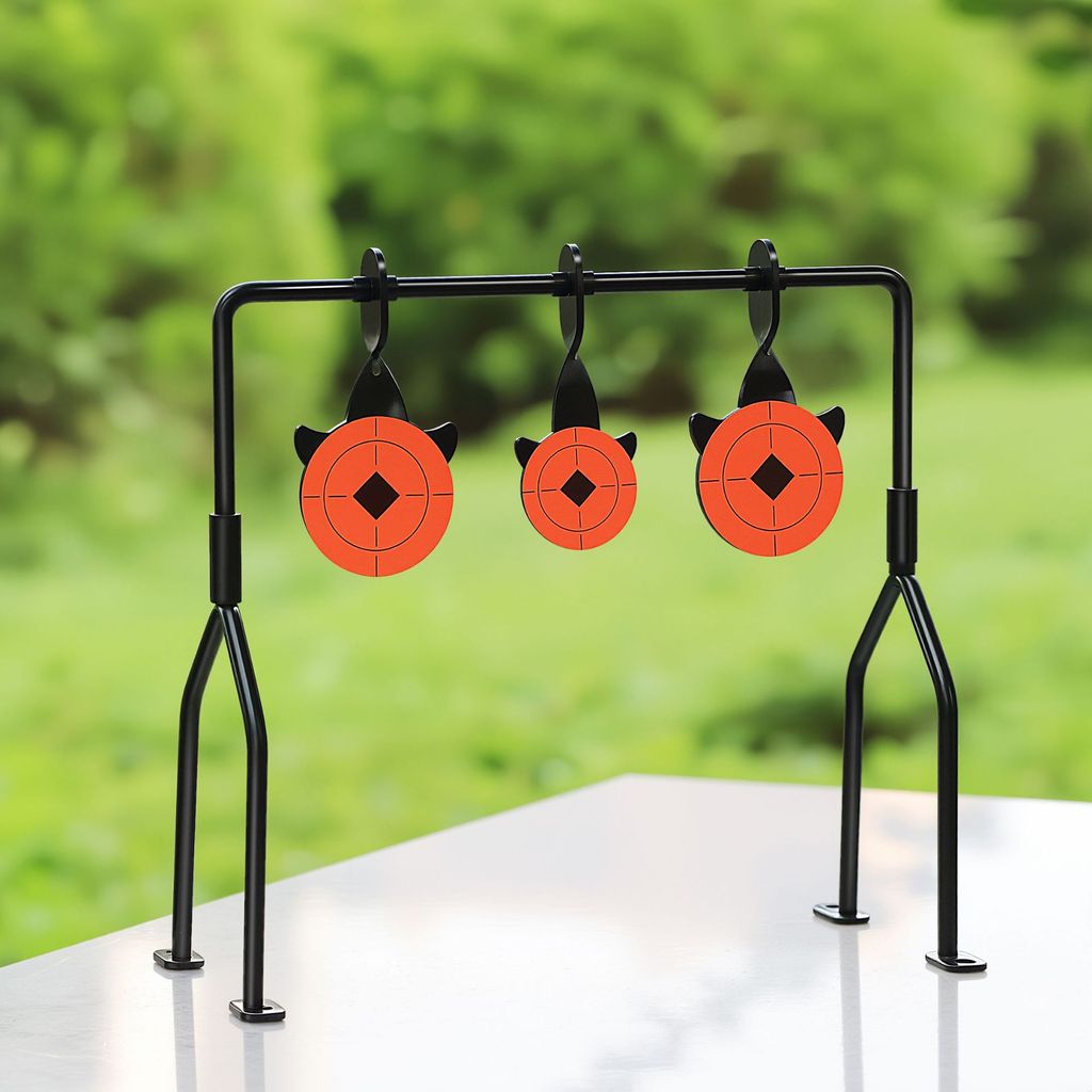 Zlangsports Metal shooting target practice target metal target Outdoor hunting rotating target