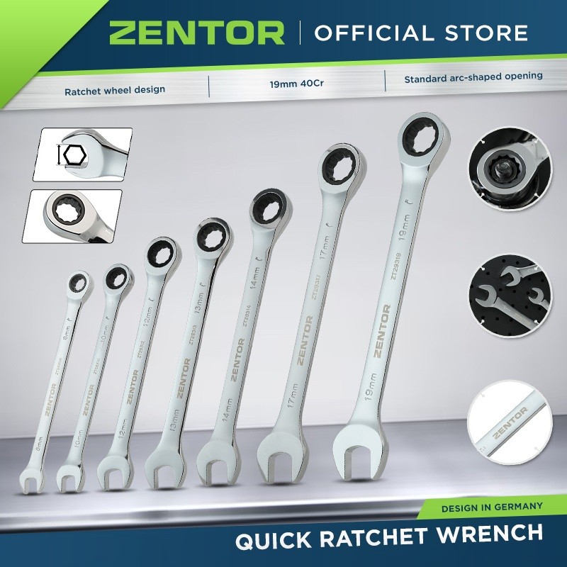 ZENTOR ประแจวงล้อ 8mm - 19mm 40Cr ZT2931X