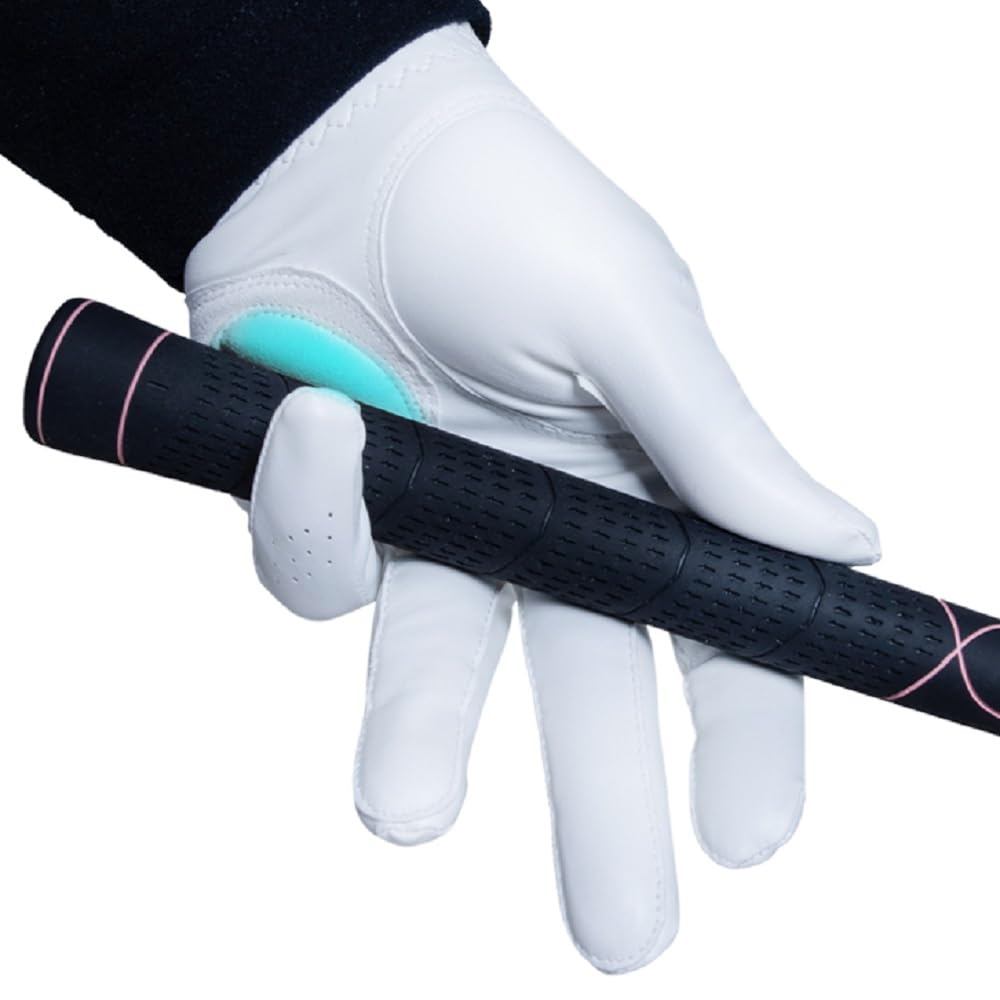 WINNER SPIRIT Miracle Grip Golf Training Glove, Premium Soft Sheepskin Leather, Large, Left Hand