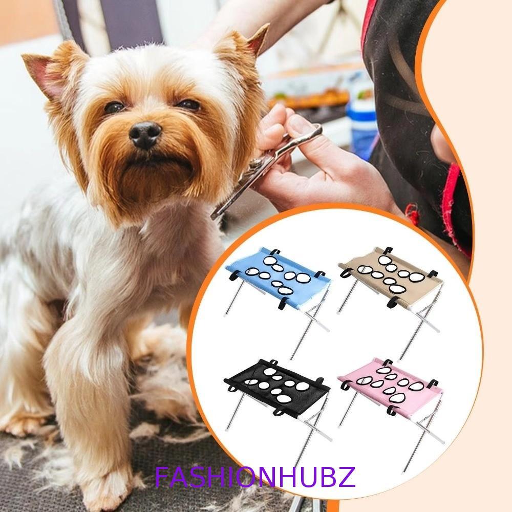 FASHIONHUBZ Puppy Nail Clipping Holder, Support Frame ที่ถอดออกได้ Pet Grooming Hammock, Professiona