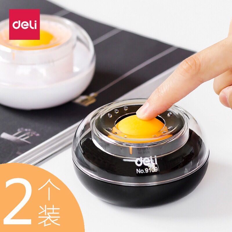 Deli Hand Wetter Dip Water Tank Accounting สํานักงานการเงินโดยเฉพาะ Ball Dip Water อุปกรณ์ Round Ban